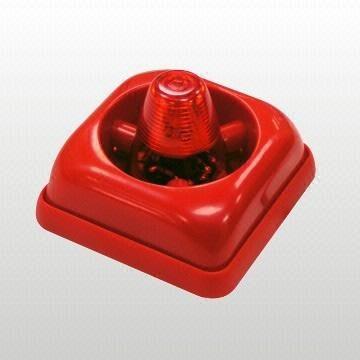 Alarm Siren Electronic Fire Bell Featuring with Strobe LED Alarm Siren Electronic Fire Bel