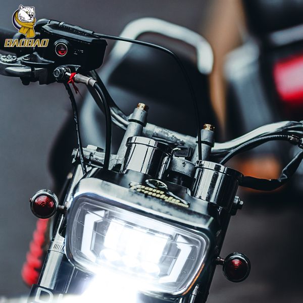 4 Inch Harley White Yellow Available LED Fancy Headlight For Bike