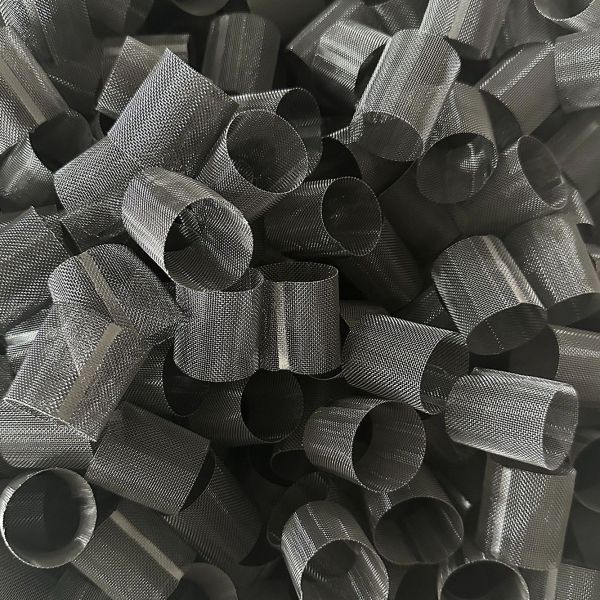 Custom PP Filter Mesh Cylinder Tubes Vertical Oblique Seam Ultrasonic Welding No Burrs No Material Build Up