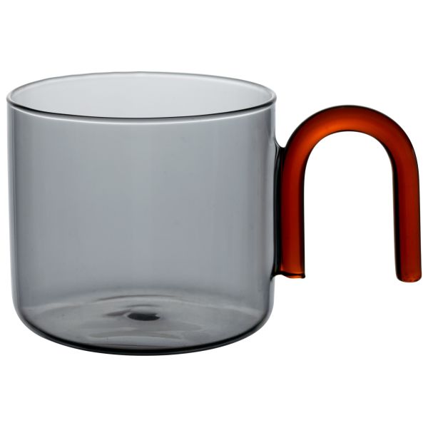 Classic Design 350ML Single Wall Glass Mug High Borosilicate Glass Cup With Handle