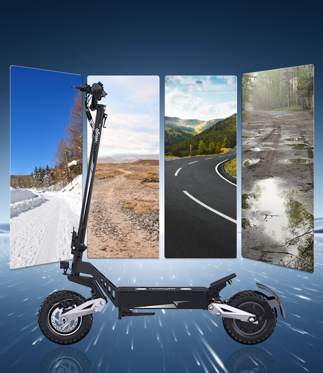 SR3 Long Range Electric Scooter For Adults 60V 23.4Ah Battery 11