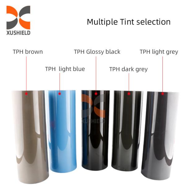 XUSHIELD TPH Feuillère Tint Film Feuillère de voiture Couvre Feuillère Couvre Tint Film