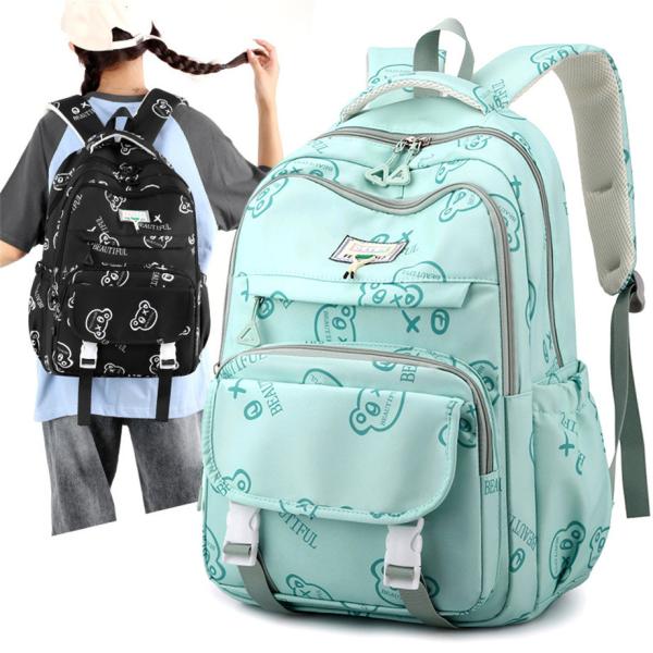 Mochila de escola para alunos em todo o mundo Imprimir Mochila para alunos do ensino médio Mochilas de lazer ao ar livre de grande capacidade