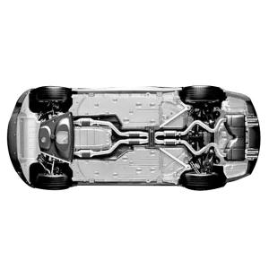 車のシャーシの黒の電気泳動のペンキはフレーム橋版ばねを好みます