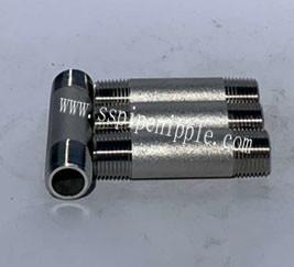 Professional Standard Aluminum Pipe Nipple  1X100MM DIN / BSPT / NPT