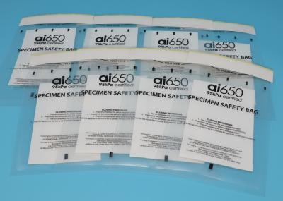 Self Sealing 95kPa Specimen Transport Bag With ISO SGS FDA Certified