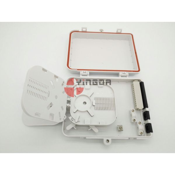 Держатель 24 поляка переносит коробку соединения стекловолокна коробки 1кс8 прекращения оптического волокна на открытом воздухе