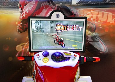 Máquina de jogos de vídeo de moto elétrica com balanço no Amusement Game Center