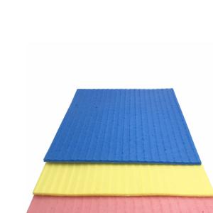 Des tissus d'éponge en cellulose réutilisable durable, résistant à l'humidité et