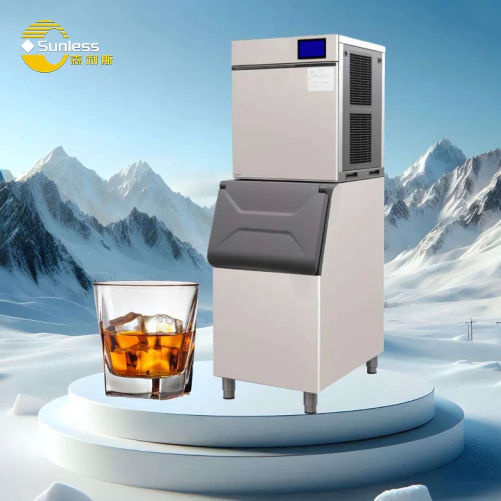 Electronic Control Commercial Ice Maker 1000kg Per Day Large Ice Cube Maker Machine