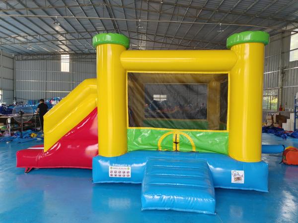 Commercial Popular Inflatable Bouncy Castle Inflatable Bounce House With Slide Combo Jumping Park For Kids