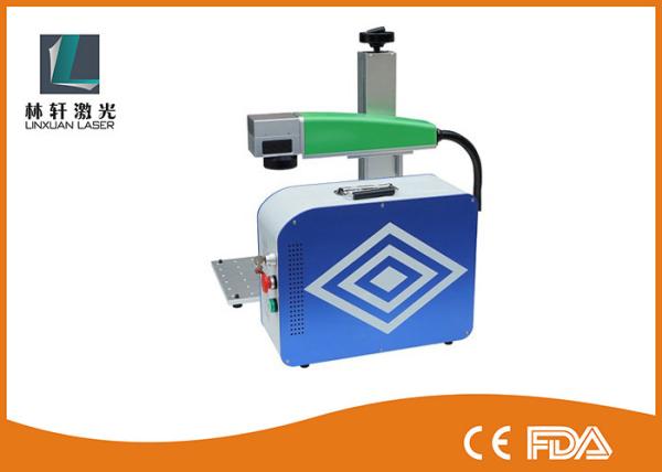 Logo Mark IPG Small Metal 20w Fiber Laser Marking Machine Fast Speed