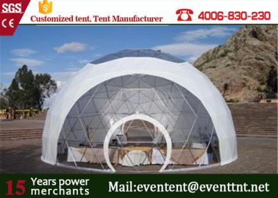 PVC Roof White Best Tent For Family Camping , Largest Camping Tent  With Clear Roof Top