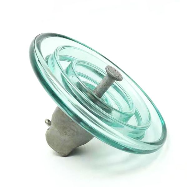 Suspension Tempered Glass Insulator Aluminum Power Insulation Control