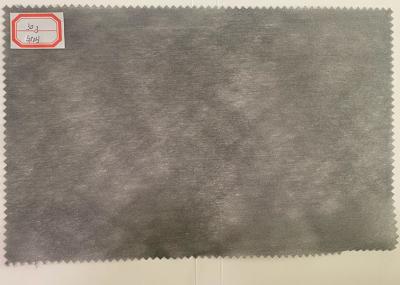 40g Polyester Spunlaced Non-Woven Fabric Gray GRS For Artificial Leather Substrate.