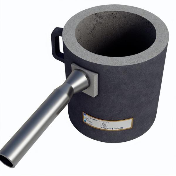 High Temperature Resistance Non-ferrous SiC Carbide Graphite Crucible With Pouring Nozzle For Metal Casting And Melting