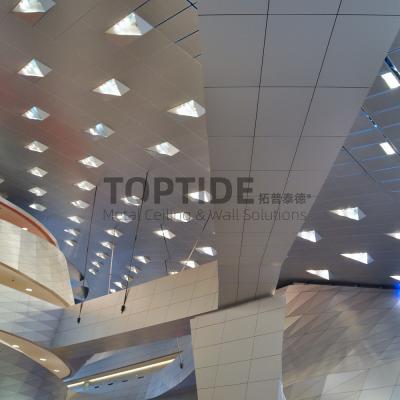 Building Wall Ceiling Cladding Materials Aluminium 2 X 2 Snap Clip In Decorative Ceiling Panel