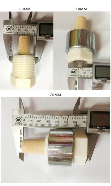 Small Vibrating Bin Silo Aeration MDWJL25 Pneumatic Arch Broken Nozzles For Cement Silo