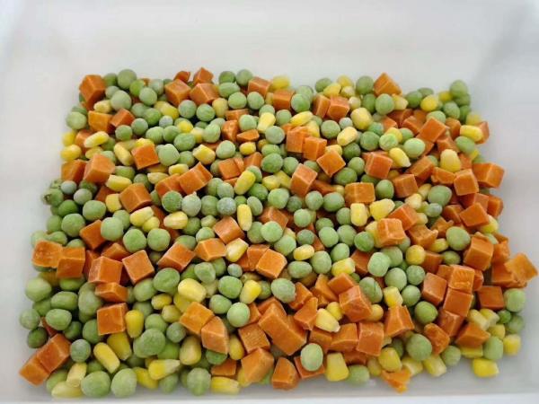 10*10mm Diced IQF Frozen Mixed Vegetables FDA / ISO Certificated