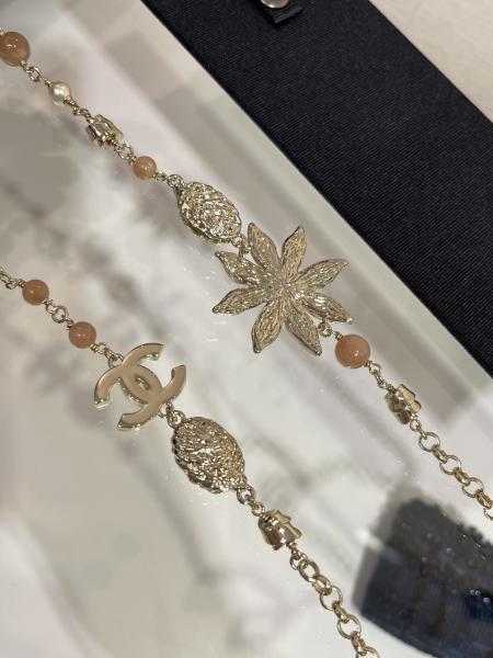 Sunflower Full Drill Pink Crystal Pendant Necklace 70-75cm Length Innovative Luxury Necklaces