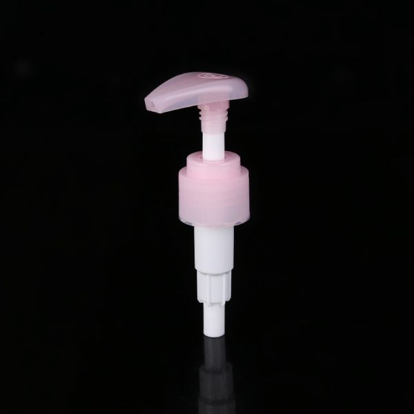24/410 Pink Ribbed Lotion Pump 2cc 4cc Capacity for Liquid Dispenser Hot Promotion