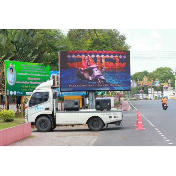 6mm Mobile Advertising LED Display , SMD 3535 Truck Led Screen