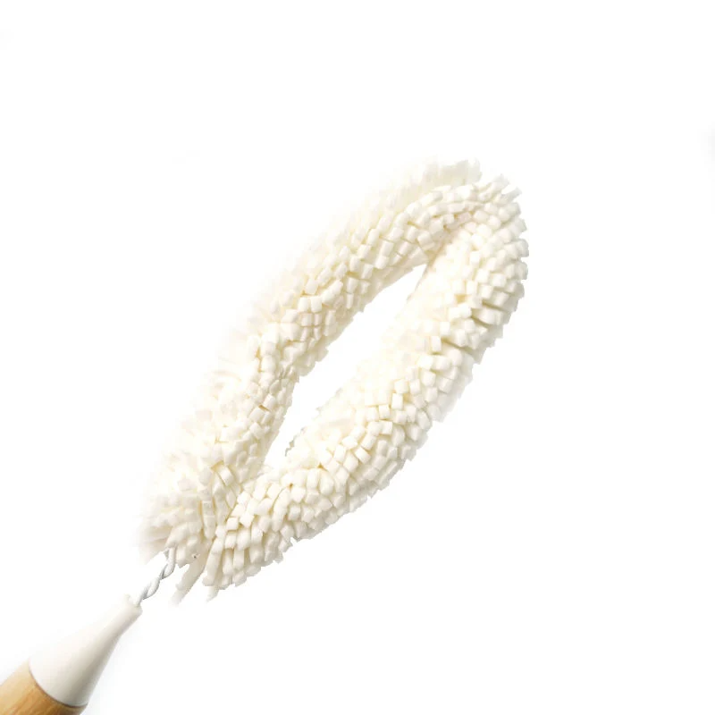 29*6.5CM Decanter Cleaning Brush With Bamboo Handles For Areas Baby Bottles