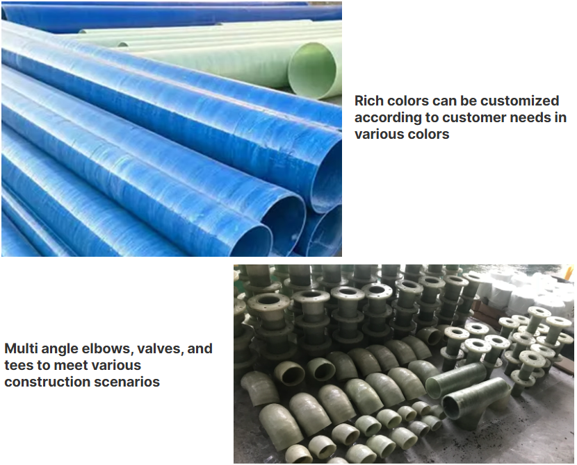 Высококачественные стекловолокно стекловолокно усиленные FRP пластмассовые морт трубы