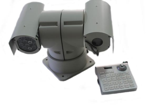 IR Night Vision PTZ Rugged high speed Police car Cameras mounted outdoor