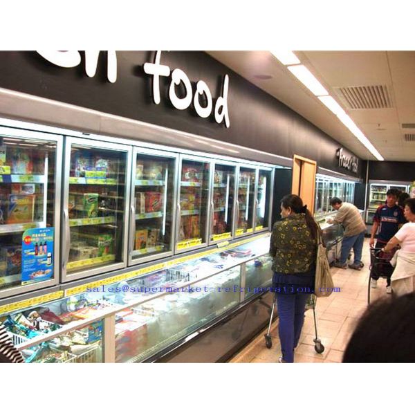 Combination supermarket refrigerator and freezer - St. Pawl