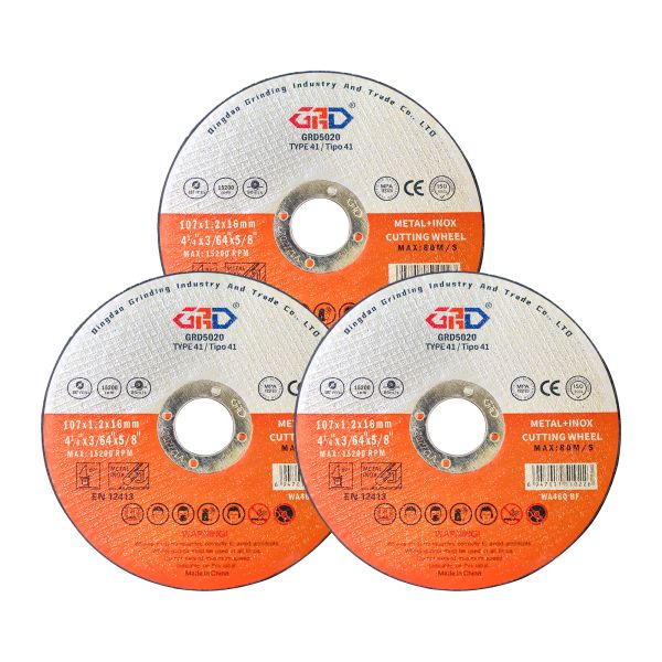 China Manufacture's Top Selling High Performance 107*1.2*16 mm Metal Cutting Disc for Metal Abrasive Tools