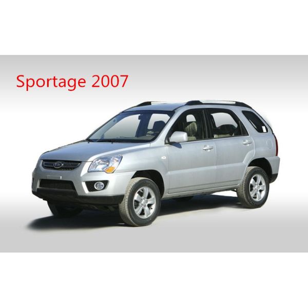 Защита автобампера для KIA Sportage 2007, пластиковая задняя защита ABS