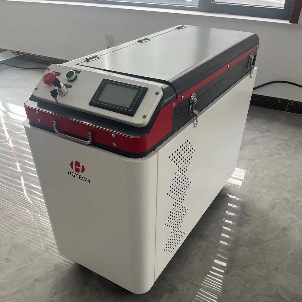 Handheld Laser Cleaning Machine Ship Hull Rust Removal Container Steel Structure Surface Preparation