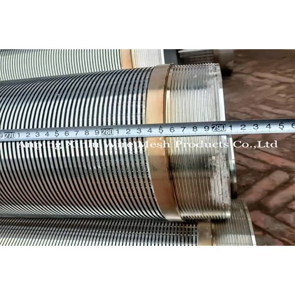 0.5mm Slot Johnson Type Wedge Wire Screen Filter Stainless Steel