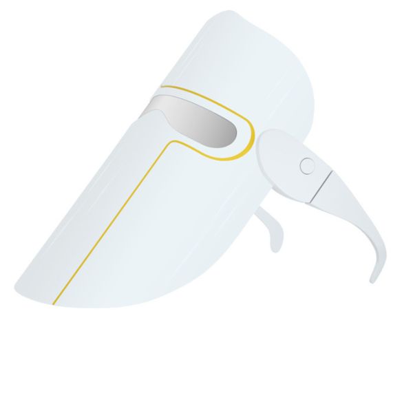 3 лицевой щиток гермошлема красного света маски BP100 терапией света СИД цвета желтый голубой