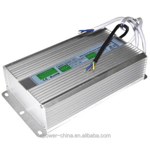IP67 Rated 12V 20A DC Power Supply 250W S-250-12 for LED Strip Waterproof and Durable