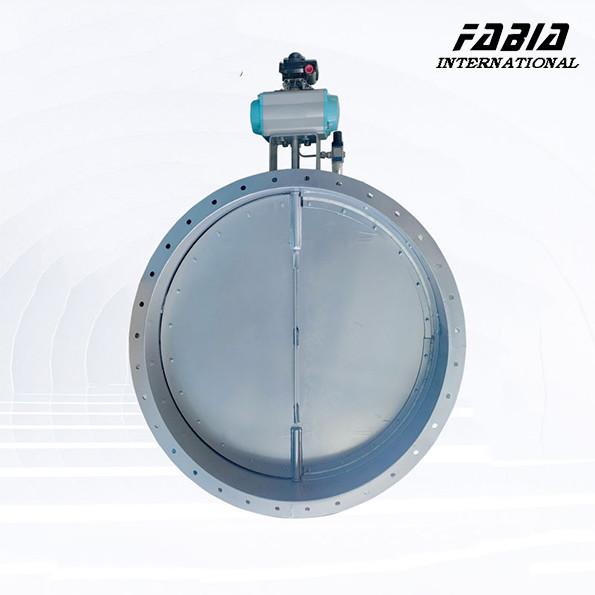18 polegadas de flange de aço inoxidável pneumático válvula borboleta vedação apertada para tratamento de água e distribuição