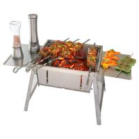 Le bord doux de gril d'équipement extérieur pliable de BARBECUE a facilement nettoyé