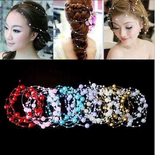 Starry bridal headdress Korean dish made head flower wedding accessories