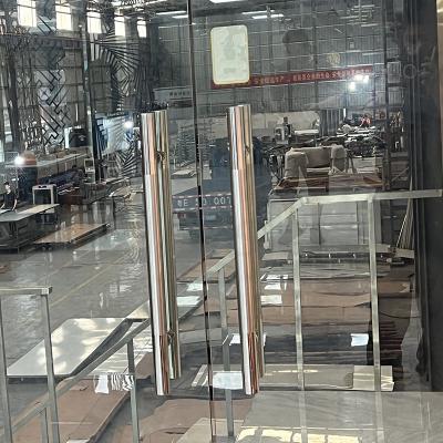 Primary Colors Stainless Steel Metal Fabrication Mirror Finished Custom Door Handle Fabrication
