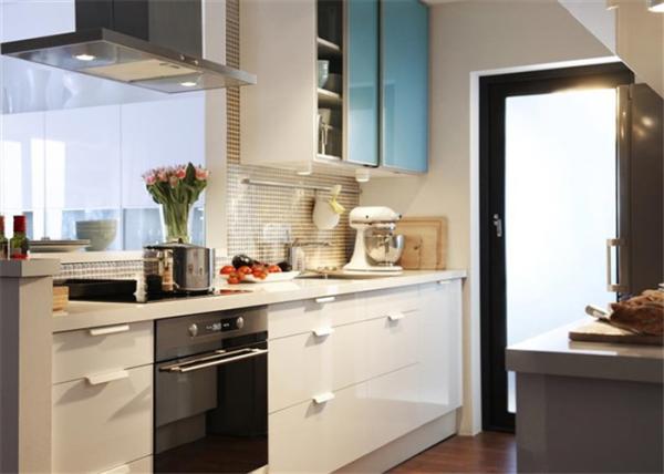 Paint Finish Solid Wood Kitchen Cabinets Blum / Dtc HardwareWith Granite Countertop