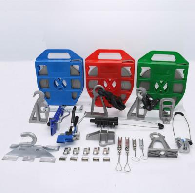 Нержавеющей стали струбцины анкера кабеля металла оптического волокна натяжение ленты надземной соединяя