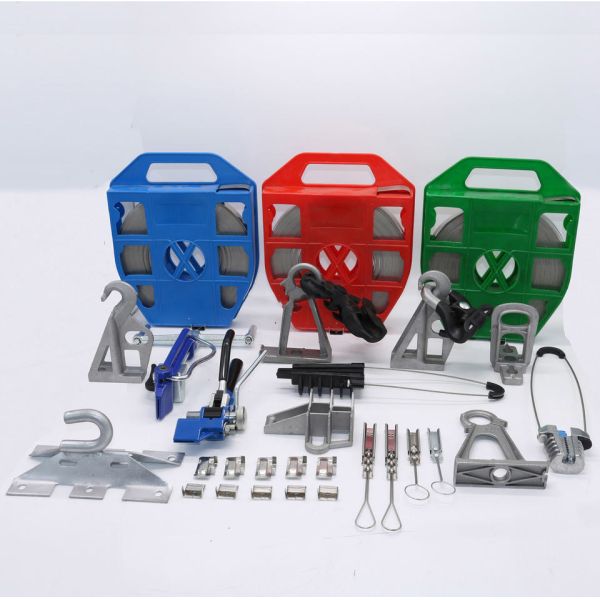 Нержавеющей стали струбцины анкера кабеля металла оптического волокна натяжение ленты надземной соединяя