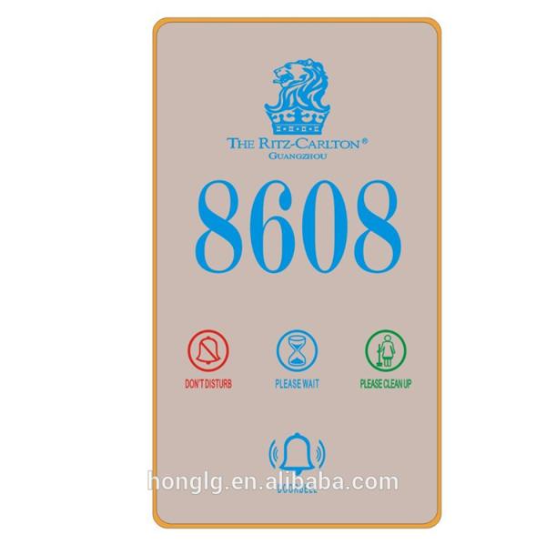 Painel DND ABS de fechadura de porta com sinal de porta