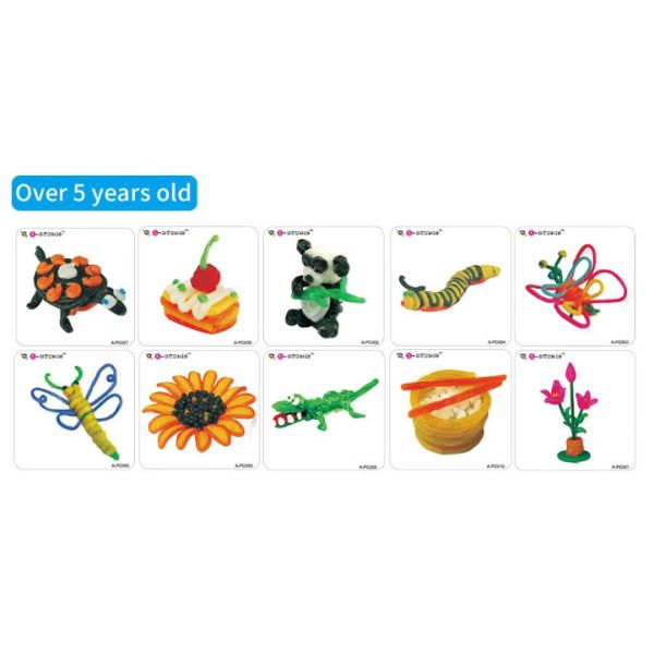 Kids DIY Art Craft Material STEM Innovation Flexible Magic Wax Sticks Wax Wire Wikki Stix Doodle Sticks OEM ODM