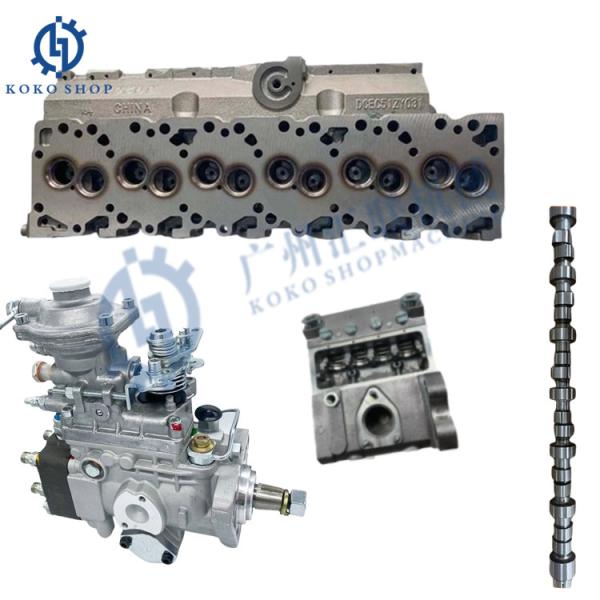 Cummins 6D102 6BT5.9 Diesel Engine Parts Cylinder Head Assy 6731111370 673119980 6736218110 3934785 Suit PC220-7 PC200-7