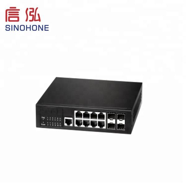 10/100 Mbps POE Ethernet Switch , 30 W Optical Gigabit Ethernet Switch
