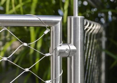 Softly Flex Decorative Wire Mesh Fencing , PVC / Nylon Woven Rope Mesh