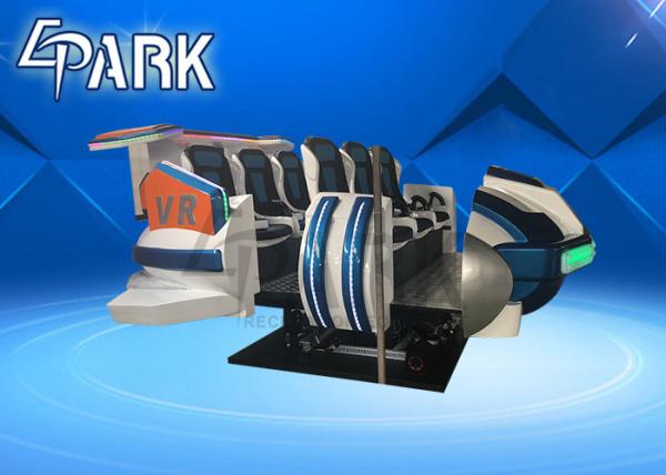 6 Luxury Seat Arcade Games Machines Space Ship With 6dof Electric System