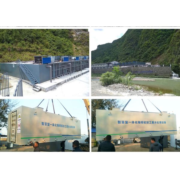 Industrial Q235B Integrated Wastewater Treatment Equipment Carbon Steel Flat Plate 100m³/d